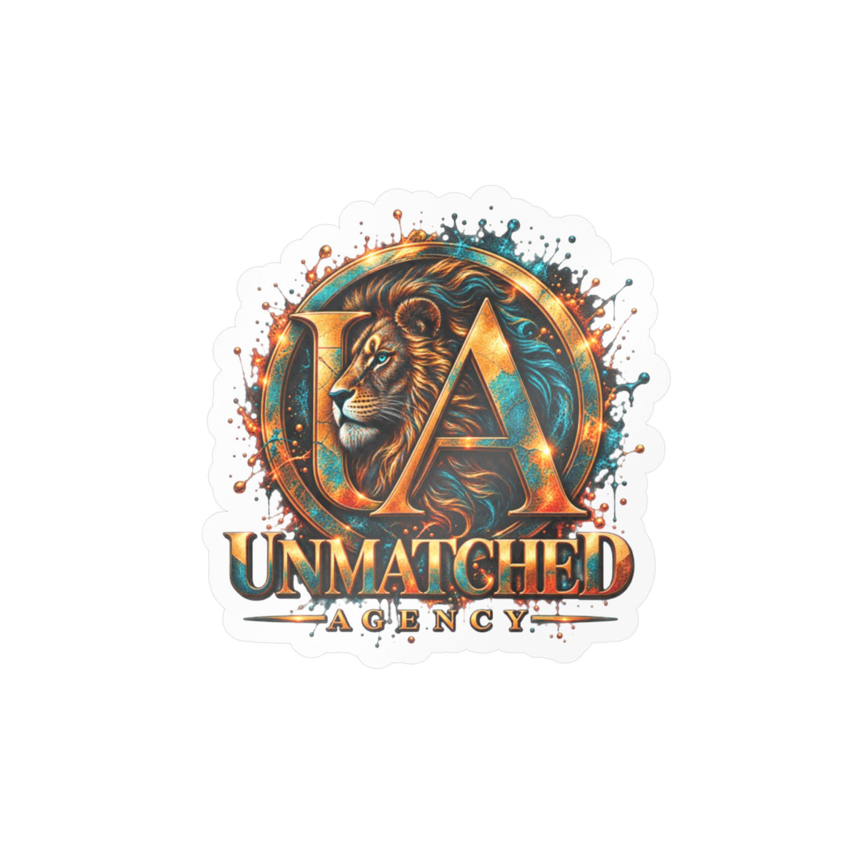 UA Lion Sticker