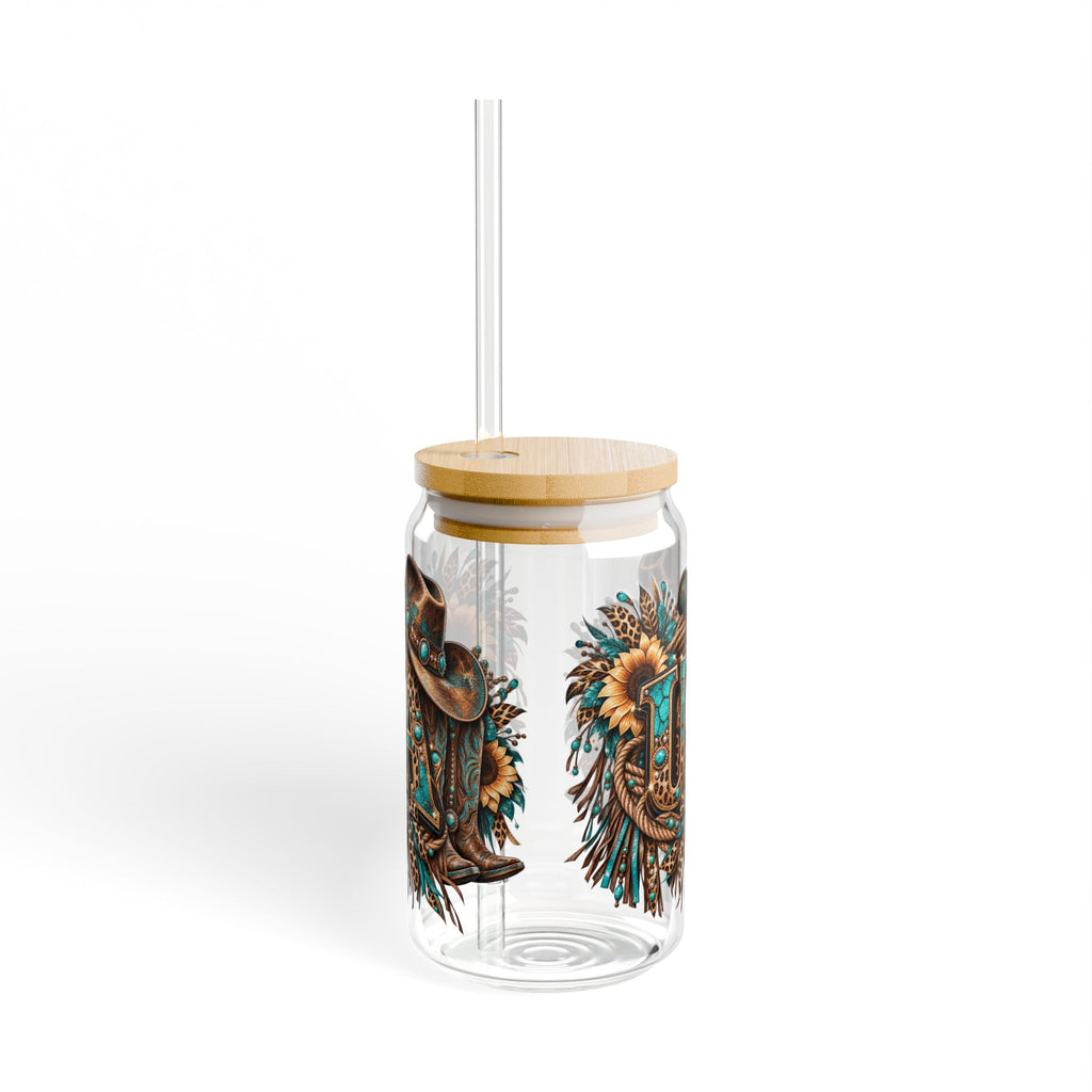 16oz Western Glass