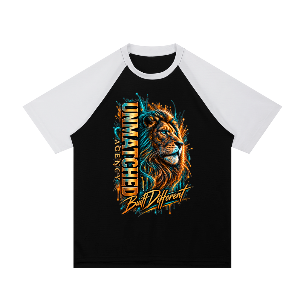 Unmatched Contrast Mesh Tee