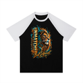 Unmatched Contrast Mesh Tee